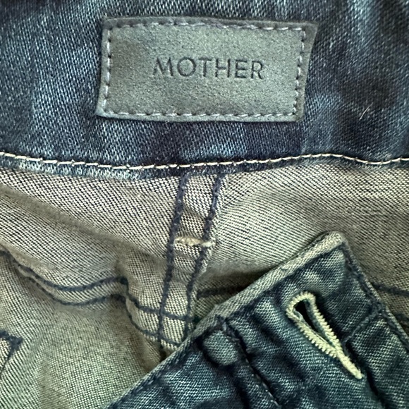 MOTHER DENIM THE PATCH POCKET GREASER JEANS Cropped Wide Leg- Everything We Keep - Picture 15 of 16